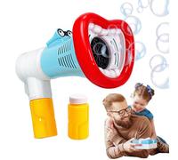 Machine à bulles portable, machine à bulles électrique, jouet automatique pour faire des bulles, conception de corne à grande bouche, anti-fuite, pour piscine, activités intérieures, plage,