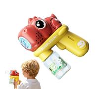 Machine à Bulles Portable,Machine À Mousse Lumineuse À Piles - Baguette À Bulles Portable Dinosaure Étanche pour - pour de 3 à 8 Ans Filles garçons Adultes Jeunes soirée fête Jardin