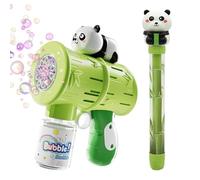 Machine à Bulles pour de 1 à 3 Ans - 2 pièces Machine à Bulles Panda Jouet innovant pour fêtes d', plages, Parcs, Mariages et activités d'été