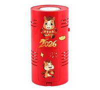 Machine à Bulles pour Les fêtes - Souffleur avec 15 Trous pour l'année du Cheval - avec lumière - Machine à Bulles Rechargeable - pour - pour l'extérieur, Le Jardin, la Salle de Bain et Les