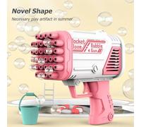 Machine À Bulles Pour L'extérieur, 32 Trous, Jouets Avec Poignée Antidérapante, Cadeaux D'anniversaire Pour Enfants