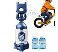 Machine À Bulles pour Vélo, Machine A Bulle Imperméables Matériaux Robustes Solides, Pistolet A Bulles pour Enfant, Télécommandés Rechargeables Lumières LED Les Enfant-s Balade Nocturnes Vélo Et