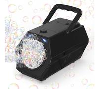 Machine à Bulles Professionnelle Automatique Portable Rechargeable USB - 10000 Bulles/Min, 2 Vitesses, Réservoir 240ML, Jouets à Bulles pour Enfants, pour Anniversaire/Mariage/Fête/Extérieur