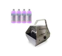 Machine à bulles SILVER grand débit LBM-10 pour mariages, soirées, Dj, avec 4L de liquide
