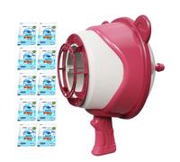 Machine à Bulles - Souffleur À Bulles Machine À Mousse - Jouet d'Été Alimenté par le Vent Jeux de Jardin Extérieur avec Flacon Inclus pour Garçons Filles Anniversaire Mariage
