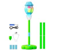 Machine à Bulles Verticale - ABS 96x19x19cm | Souffleur Automatique | Jouet Réglable avec Télécommande et Lumière | Lampe Moussante USB pour Fête et Amusement en Plein Air