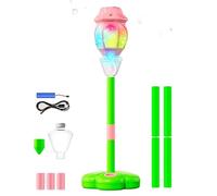 Machine à Bulles Verticale - ABS 96x19x19cm | Souffleur Automatique | Jouet Réglable avec Télécommande et Lumière | Lampe Moussante USB pour Fête et Amusement en Plein Air
