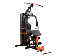 Machine à câble multi-salle de sport - Plus de 20 exercices, station d'entraînement multifonction avec barre de traction et extensions de jambes, supporte jusqu'à 300 kg