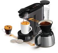 Machine à café 2 en 1 Philips Senseo Switch HD6593 noire - café en dosettes et cafetière filtre