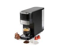 DOMO Cafetière 4-en-1 DO748K 1525 W 1,5 L Compatible Nespresso & Dolce Gusto & ESE & café moulu Noir