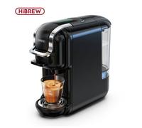 Machine à Café 5 En 1 à Capsules Multiples* HiBREW H2B * 19 Bars * 1450 W * Café en 40 secondes * Dual extractionsystem * noir