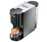 Machine à café 5 en 1 HiBREW H3A, Pression 19 bars, Mode Froid/Chaud, Réservoir d'eau 800 ml, Protection anti-séchage - Argent argenté