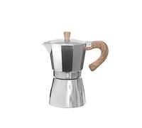 MACHINE À CAFÉ 6 TASSES ALUMINIUM/BOIS NEUVE