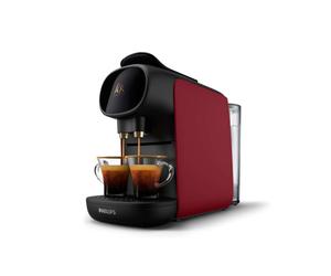 Machine à café à capsules 19bars rouge et noir philips lm9012-55