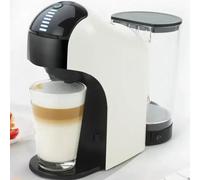 Machine à café à capsules à 15 bars, cafetière à dosettes de 1 400 W, machine à cappuccino à portion unique de 1 L pour latte et cappuccinos