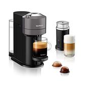 machine à café à capsules De'Longhi Nespresso Vertuo Next ENV 120.GYAE - Avec mousseur à lait Aeroccino - Gris.