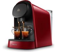 Machine a café a capsules double espresso PHILIPS L'Or Barista LM8012/51 - Rouge + 9 capsules