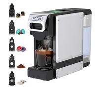 Machine à café à capsules, Machine à café multi-capsules 5 en 1, pour Nespresso Original/pour Dolce Gusto/pour A MODO MIO/ESE (44 mm) et le café moulu, réglage du débit d'eau en sept étapes(ST-550)