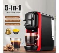 Machine à Café à Capsules - MOOHOP - 5 en 1 - 19 bar - 1450W - Réservoir 0,6L