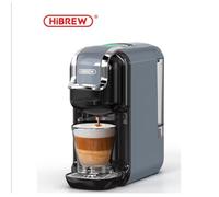 Machine à café à capsules multiples, chaud et froid, DG, ESE, dosette de café moulu, cafétéria, 20 bars,gris