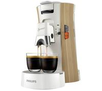 Machine à café à dosettes - SENSEO® - CSA240/05 - Blanc - Plastique biobasé 37% - Consommation d'énergie réduite