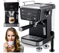 Machine à café à piston - BERDSEN - Berdsen BD-771 - 20 bars - Écran tactile - Mousseur à lait intégré - Réservoir 1,5 l