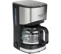 Adler Cafetière filtre AD-4407 – Carafe en verre 0,7 L – Noir/Gris – Arrêt automatique