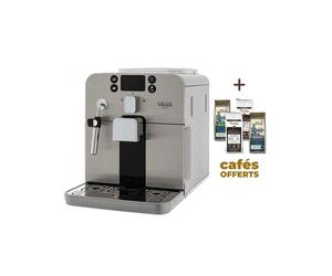 Machine à café automatique BRERA SILVER GAGGIA RI9305/01 (4 x 250g de café offerts)