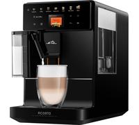 Machine à café automatique ETA Acorto I 1400 W I Moulin en acier inoxydable I Design extra-mince I Système de mousse CLICK&LATTE I Panneau de commande tactile I 9 niveaux de mouture