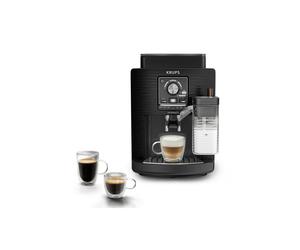 Machine à café automatique Krups INTENSITY EA5028 broyeur intégré Milk Maestro double tasse Noir effet Lioness Pattern DUNE
