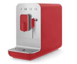 Machine à café avec broyeur et buse vapeur 1350 W BCC02RDMEU rouge Smeg