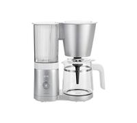 Zwilling Cafetière ENFINIGY en verre 1,5 l - Dégazage, Détartrage intelligent, 12 tasses - Argent