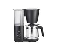 ZWILLING ENFINIGY Cafetière en Verre avec Filtre 1,5 l, Fonction Dégazage, Détartrage Intelligent, 12 tasses, Noir