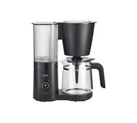 ZWILLING ENFINIGY Cafetière en Verre avec Filtre 1,5 l, Fonction Dégazage, Détartrage Intelligent, 12 tasses, Noir