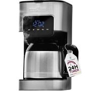Machine à café avec thermos - ZVVN - Minuterie programmable 24h - Thermos à double paroi - 10 tasses (1,2 L)
