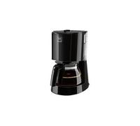 Melitta Cafetière à Filtre avec Verseuse en Verre, Sélecteur d’Arôme, Enjoy, Noir, 1017-02