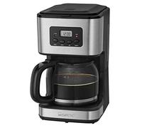 Clatronic KA 3642 Cafetière noir, acier inoxydable Nombre de tasse=14 minuteur, écran