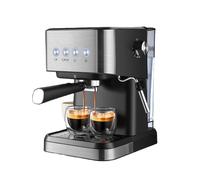 Machine a cafe, Cafetières 1.5L, Machines à Café, Machines à expresso 15 Bar, Petite Cafetière Electrique Acier Inoxydable 1050W