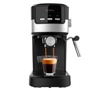 Machine à café Cecotec Power Espresso 20 Pecan - 1100 W, 20 Bars, Système Thermoblock, Buse orientable, Porte-filtre avec double sortie et 2 filtres, 1,25 litre