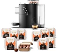 Machine à Café CoffeeB Globe Noir 1.3L avec 90 Coffee Balls Espresso Forte Offertes - 100% Compostables