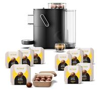 Machine à Café CoffeeB Globe Noir 1.3L avec 90 Coffee Balls Expresso Offertes - 100% Compostables