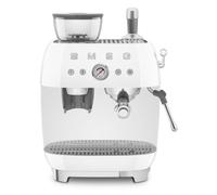 Machine Expresso Smeg Egf03wheu Blanche Années 50 Avec Moulin Intégré