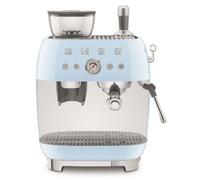 Machine à café combinée avec expresso broyeur Vintage Années 50 Bleu Azur