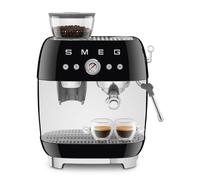 Machine Expresso Smeg Egf03bleu Noire Années 50 Avec Moulin Intégré