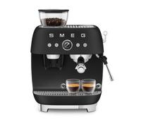 Machine à café combinée avec expresso broyeur Vintage Années 50 Noir Mat