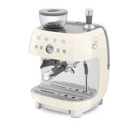 Machine Expresso Smeg Egf03creu Crème Années 50 Avec Moulin Intégré