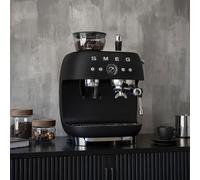 Machine expresso combinée avec broyeur "Années 50" Noir mat