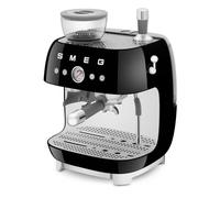 Machine Expresso Smeg Egf03bleu Noire Années 50 Avec Moulin Intégré