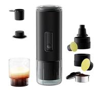 Machine à café dense à 20 clubs, technologie de chauffage d'identité USB CREATE rechargeable pour le trempage de la piscine, les routines de voyage, machine à café portable combinée