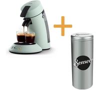 Machine à café dosette SENSEO ORIGINAL+ Philips CSA210/23, Booster d’arômes, Crema plus (mousse plus dense), 1 ou 2 tasses, Menthe
